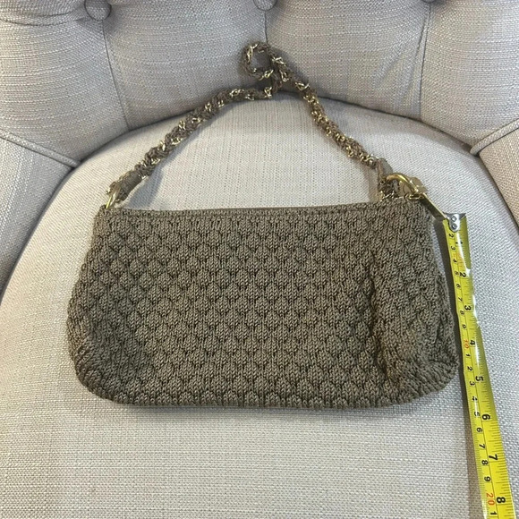 Lina Handbag in Taupe with Gold Accents - Picture 4 of 4